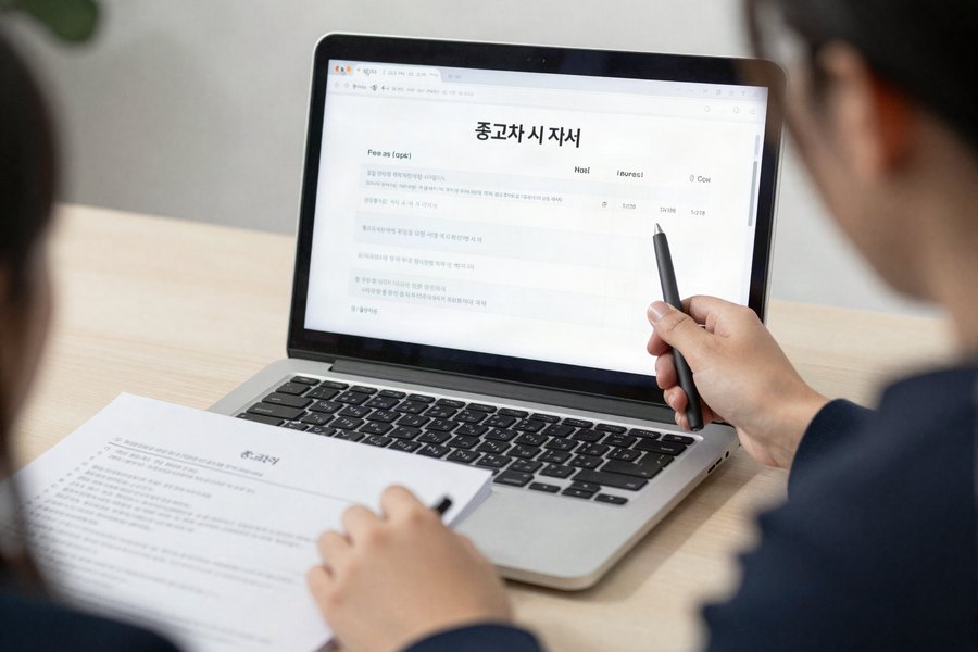 중고차 시세 산정 상담